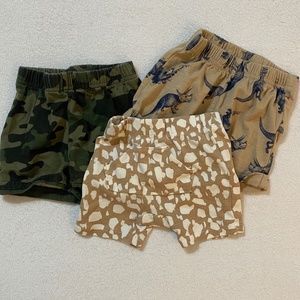 Infant Boy Cotton Shorts, Set of 3